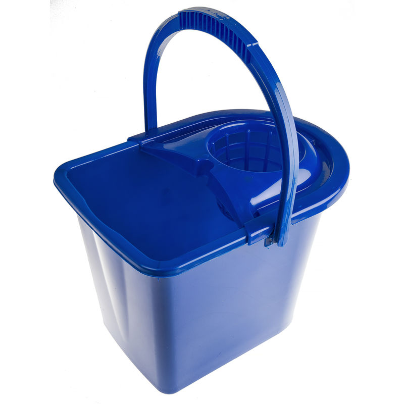 Seau à lessiver en Plastique Bleu avec poignée, 12L ( Prix pour 1 )