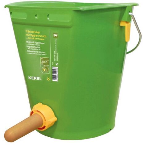 Seau à veau hygiène 8 litres avec clapet Kerbl