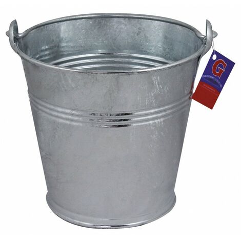 Seau Acier Galvanisé 4 Litres  21 X 22,5 - Guillouard