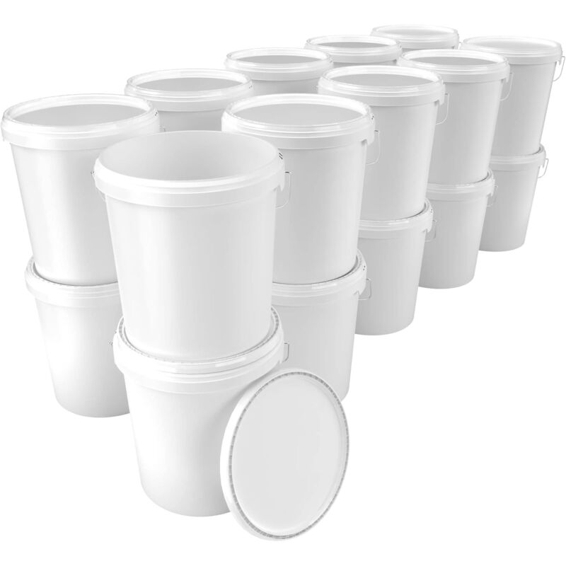 50 sets de seaux pour l'industrie alimentaire et chimique, capacité 15,9 litres