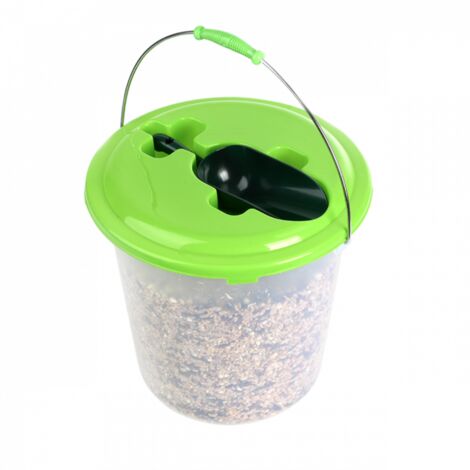 Seau avec cuillère et graines à saupoudrer - 2.5 kg - Plastique - Livraison gratuite