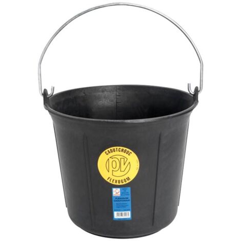 Seau caoutchouc Flexogom modèle standard cont 13 l VINMER - 360003