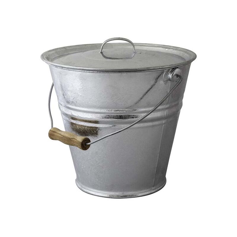 Guillouard - Seau cendres granulés ou compost avec couvercle 10 litres