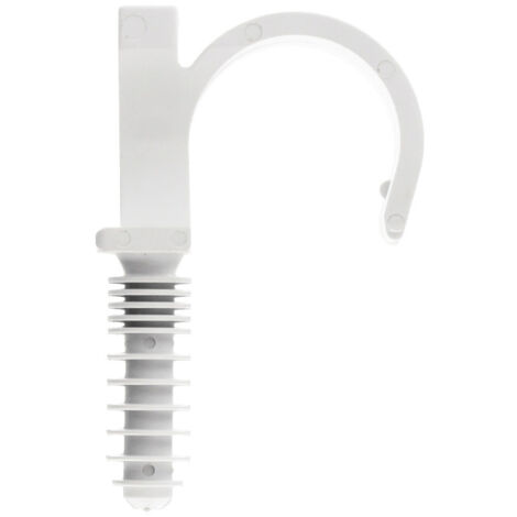Seau de 100 RAMCLIP blanc simple Ø26 pour fixer les gaines souples - Ram