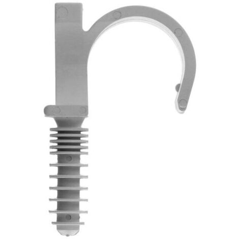 Seau de 250 RAMCLIP gris simple Ø14 pour fixer les gaines souples - Ram