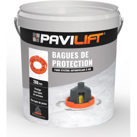 Seau de 280 Bagues de protection Clipsable Anti-Abrasion PAVILIFT