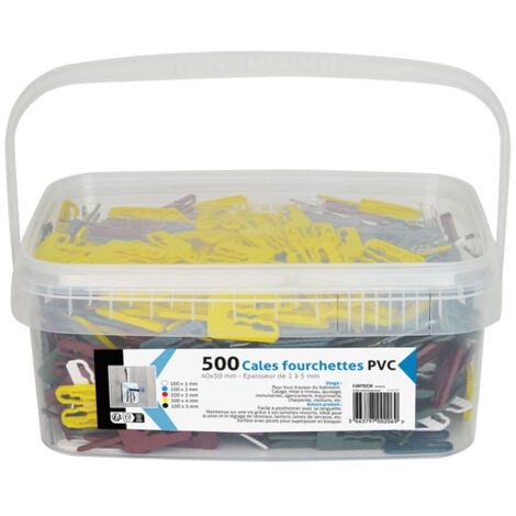 Seau de 500 cales fourchette avec languette - - KINTECH