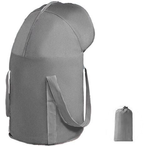 Seau de bain de pieds portable et pliable, bassine de voyage avec conservation de la chaleur, gris