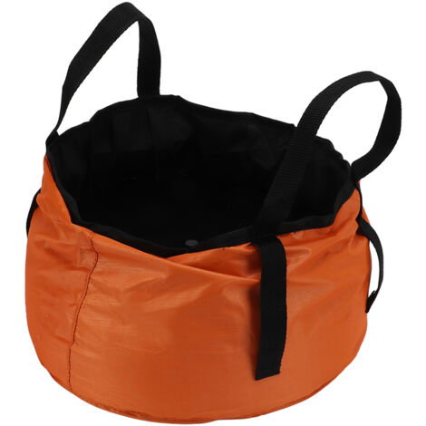 Seau de camping pliable et portable pour randonnée, pêche ou nettoyage - Léger avec poignée - Idéal voyage