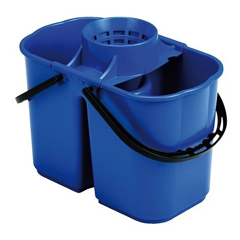 Seau de lavage compartimenté 8L – Essoreur intégré – Polypropylène haute qualité – Pour nettoyage petites surfaces – Filmop