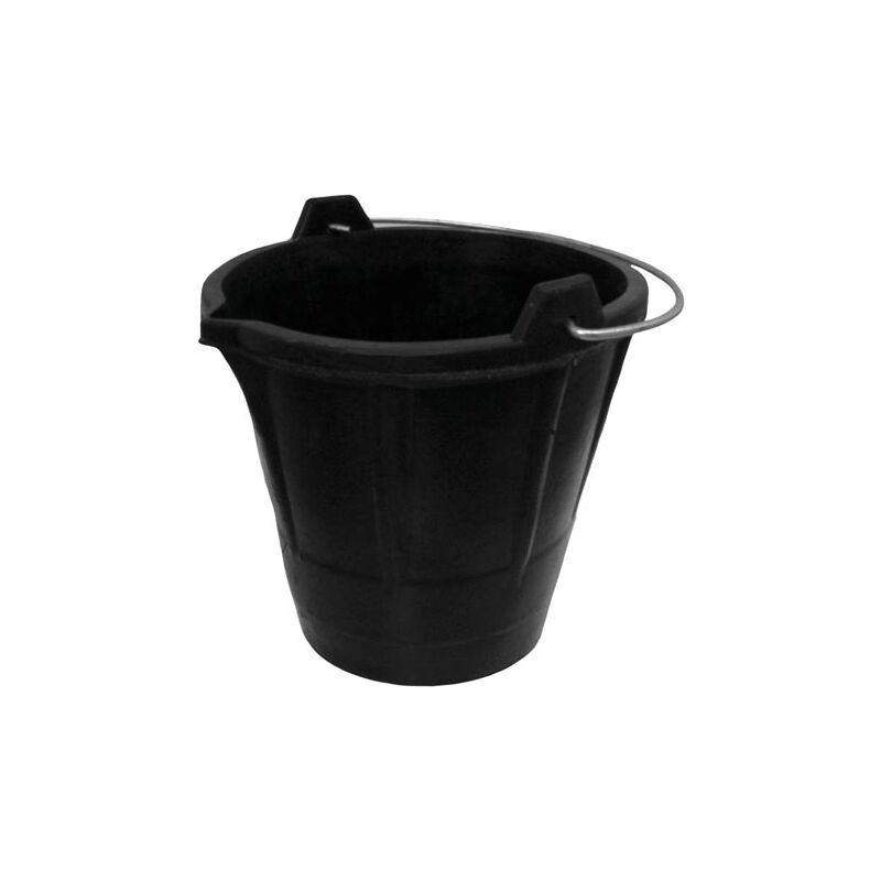 Taliaplast - seau de maçon - 12 l - caoutchouc - avec bec verseur velleman HED200012