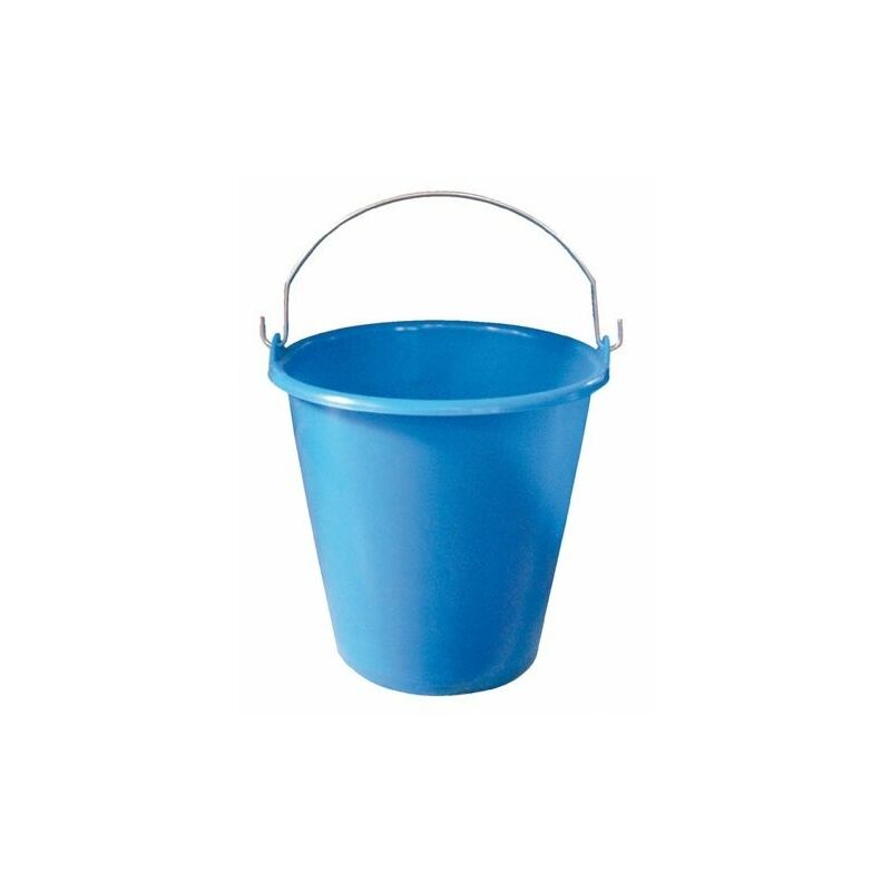 Aluminium et plastiq seau menage 8L gradue bleu RIVS8B