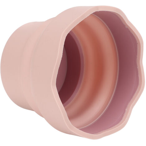 Seau de nettoyage pliable pour pinceaux, réutilisable et portable - Accessoire peinture en gel de silice rose