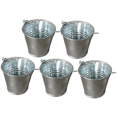 Seau décoratif en fer pour pots de fleurs - Fleuriste