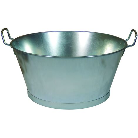Seau en acier 22 Litres - Ø 45 x Hauteur 20 cm