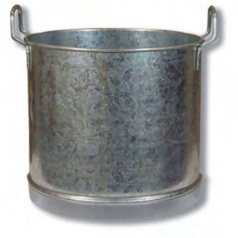 Visiodirect - Seau en acier avec 2 poignée 32 Litres - ø 37,5 x Hauteur 33 cm