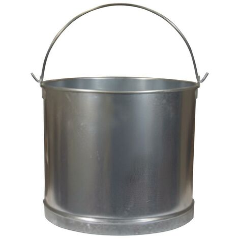 Seau en acier avec poignée 11 Litres - Ø 25 x Hauteur 23 cm
