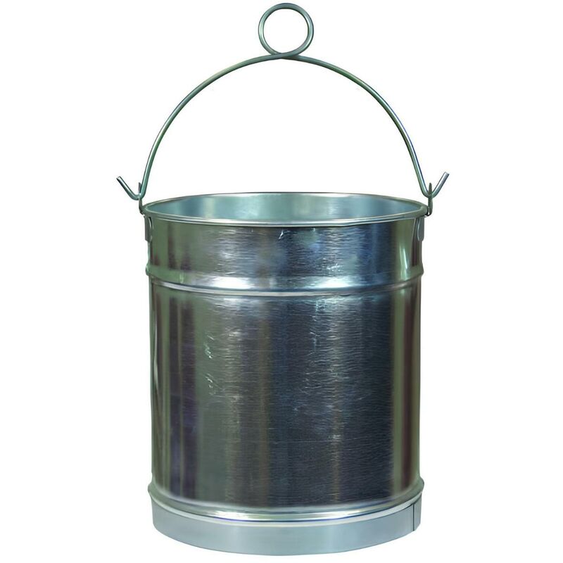 Seau en acier avec poignée 11 Litres - ø 25 x Hauteur 29 cm