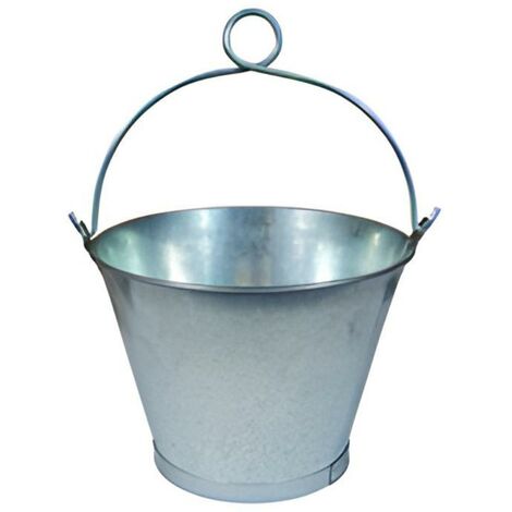 Seau en acier avec une poignée 2 Litres - Ø 20 x Hauteur 16 cm