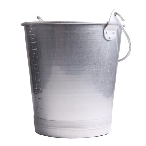 Seau en aluminium multifonction avec bec verseur 12 L