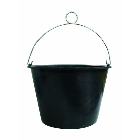 Seau en caoutchouc 7.5 Litres - noir -