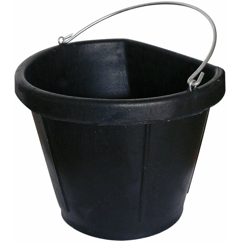 Seau en caoutchouc souple de 20 lt épais et résistant
