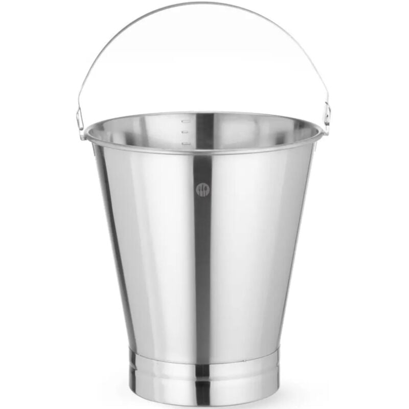 Seau traiteur en acier pour la cuisine avec un anneau Hendi 516706