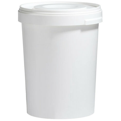 Seau en plastique 80 kg – Pour transvaser miel – Avec couvercle hermétique – Matériau durable pour stockage – Apiculture.Net