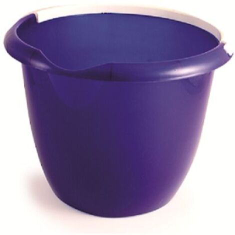 Seau en Plastique Bleu avec poignée, 10L ( Prix pour 1 )