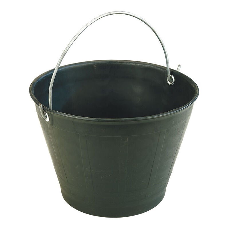 Fervi - Seau en plastique noir de 14 litres pour macon 0606