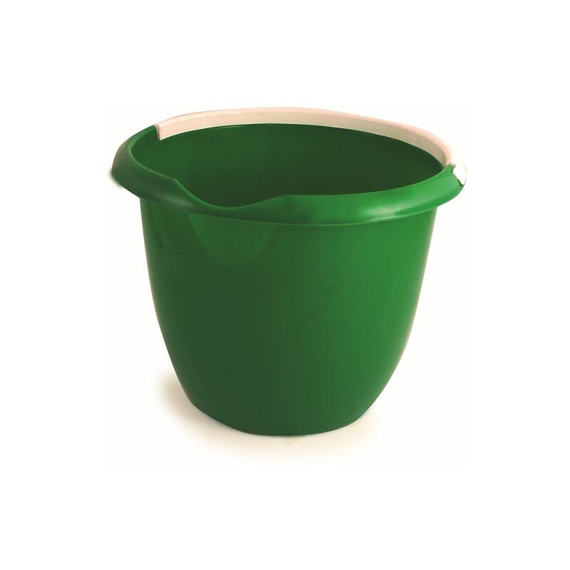 Seau en Plastique Vert avec poignée, 10L ( Prix pour 1 )