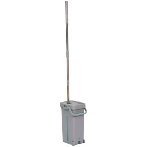 Seau essoreur et balai 2 compartiments 2x6,5l - 5five