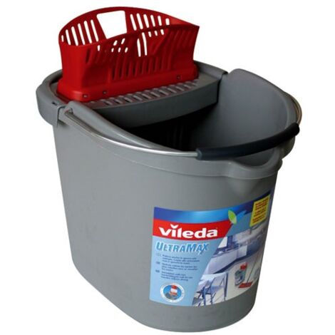 Seau essoreur UltraMax 10L – Dimensions 38x30x29cm – Poignée ergonomique – Compatible balais Vileda UltraMax