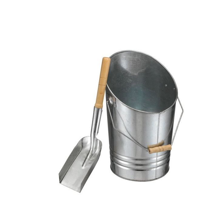 Navaris panier de nettoyage en métal avec poignée - Poubelle de