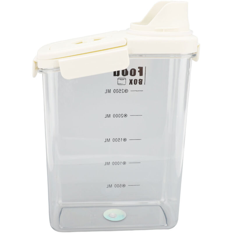 Seau étanche de cuisine avec minuteur, grand contenant de stockage pour céréales, boîte à farine étanche anti-insectes et anti-humidité, boîte à riz