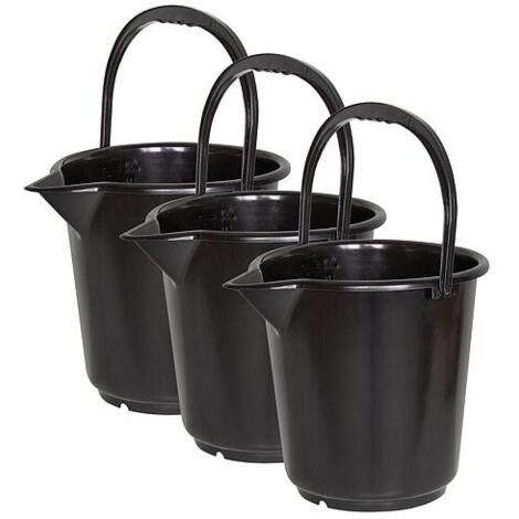 Seau industriel 17 L avec bec verseur, cond. 3 pièces