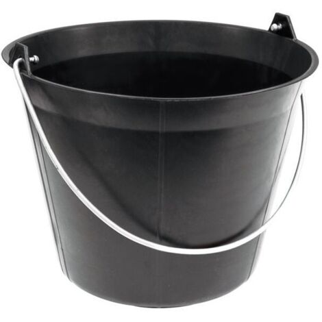 Seau maçon plastique 11l noir - VINMER