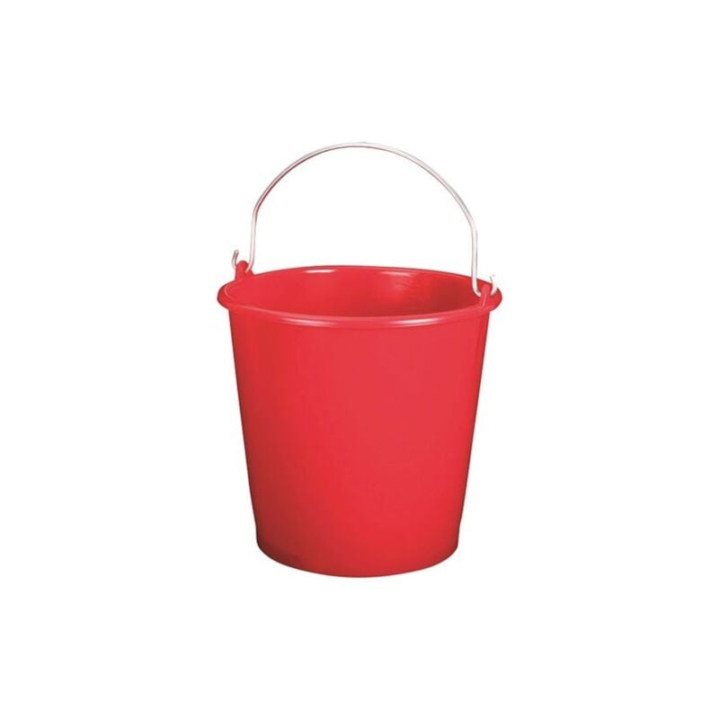 Seau 10 l rouge Aluminium Et Plastique S10 rouge
