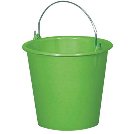 Seau ménage 8 Litres gradué gris moucheté 26,5 x 24cm - ALUMINIUM ET PLASTIQUE