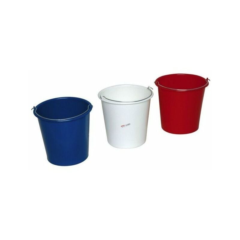 Brosserie Thomas - Seau menage rond 10 litres plastique couleur