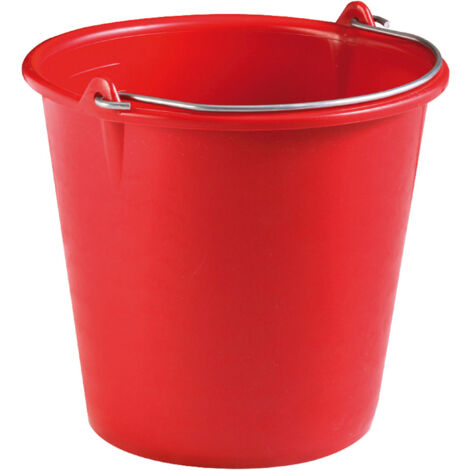 Seau Plastique 10l Polyvalent, Robuste Et Léger - Aluminium Et Plastique