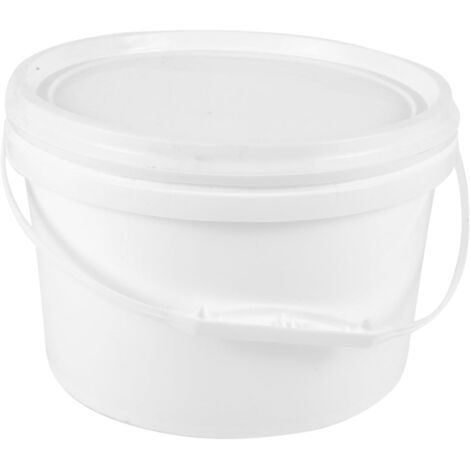 Seau Plastique Hermétique avec Couvercle Récipient De Rangement pour Eau