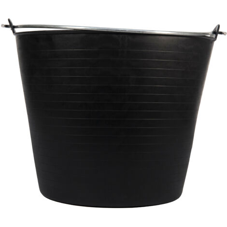 Seau plastique souple 26L anse métallique BELLOTA