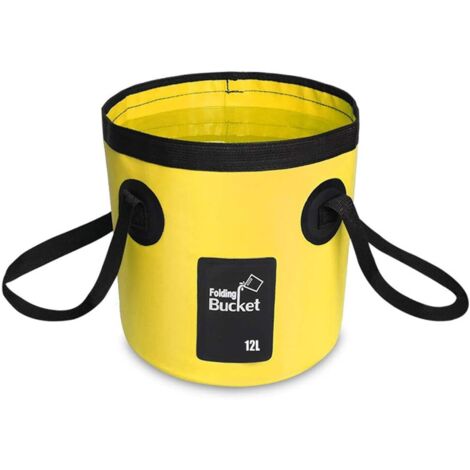 Seau pliable robuste et étanche (12 L)