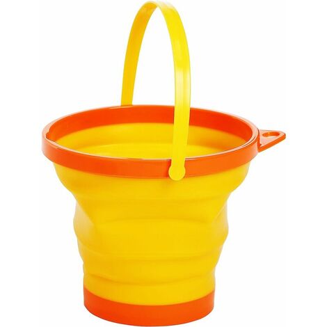 Seau pliant Adventure, seau de plage et de jeu pliable et peu encombrant, Ø19 cm, volume 2 litres