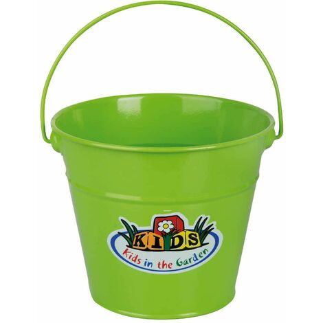 Seau pour enfant en zinc Vert