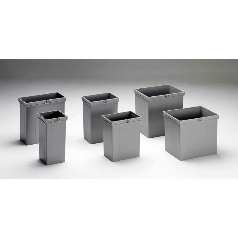 Wesco - Seau pour poubelle avec double poignée Décor : Gris