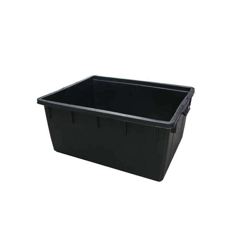 Baignoire Rectangulaire l 150 80X63 h 38 Noir ICS