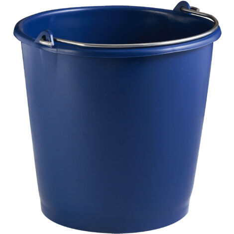 Seau rural/industriel gradué  bleu 16 l 24/33 x 30,5