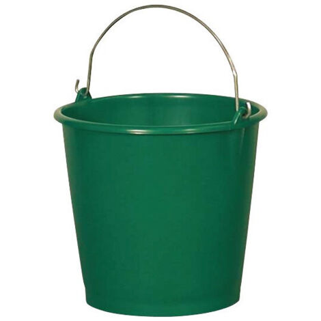 Seau rural/industriel gradué  vert extra fort 22 l 26/37 x 33,5